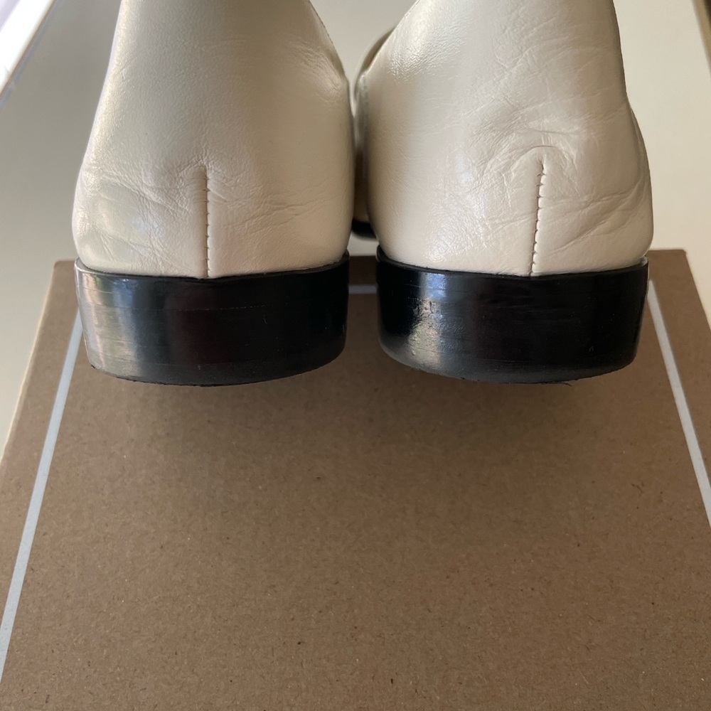 Dolce Vita Ivory Braided Leather Loafers - Picture 4 of 6